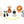 Load image into Gallery viewer, 6 animals set