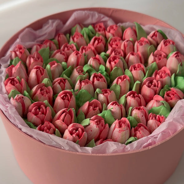 30 red tulips gift