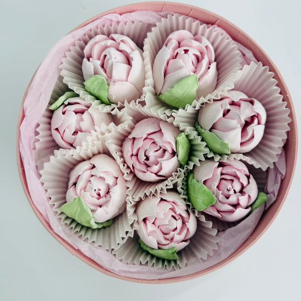 12 large pink tulips gift