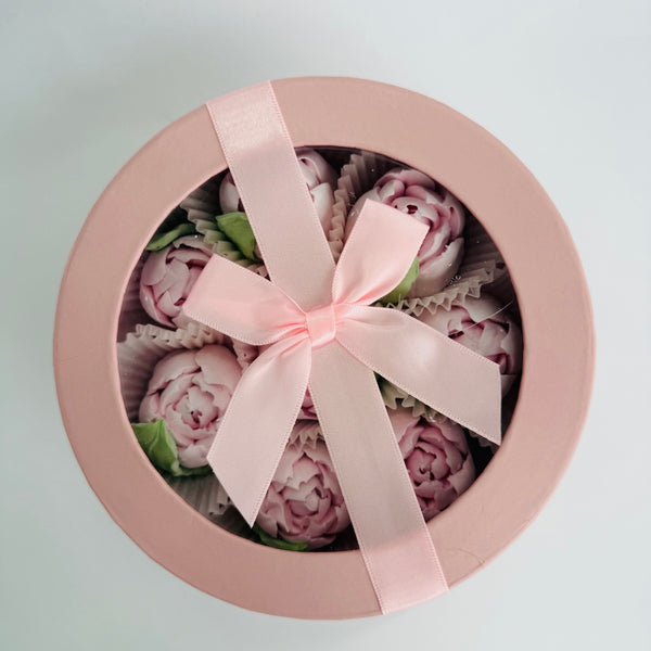 12 large pink tulips gift