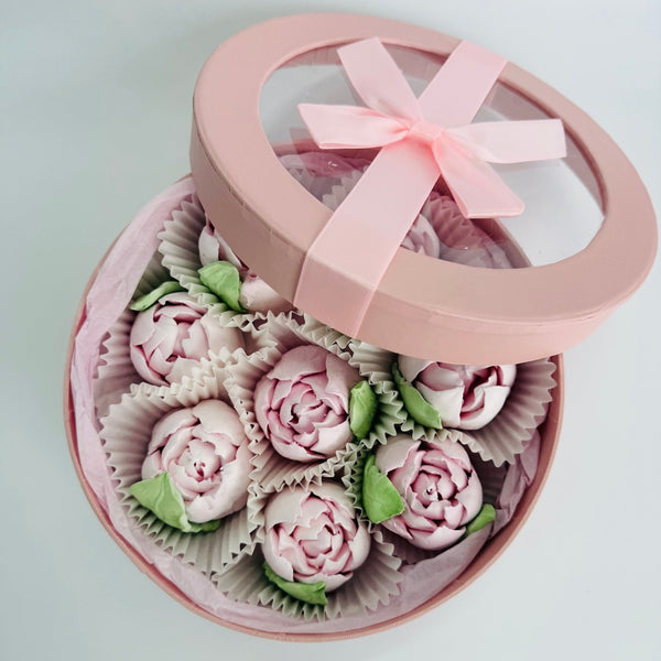 12 large pink tulips gift