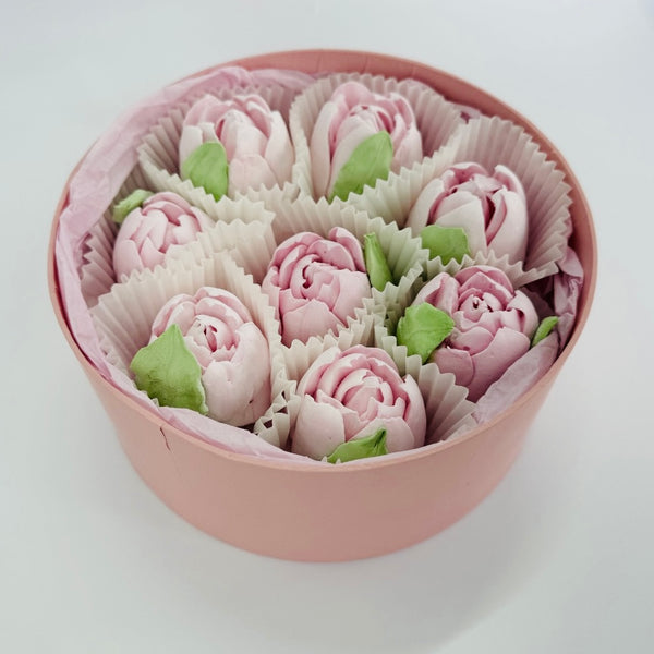 12 large pink tulips gift