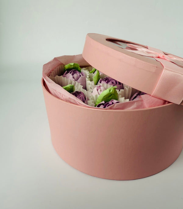 20 purple tulips gift