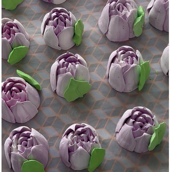 Large purple tulip