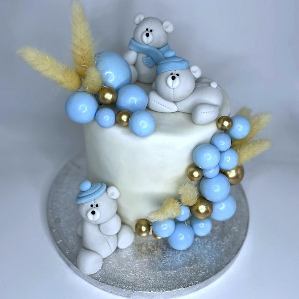 3 Christmas Bears Set