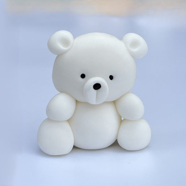 WHITE TEDDY set