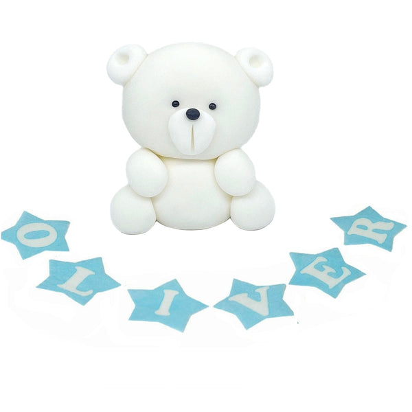 WHITE TEDDY set