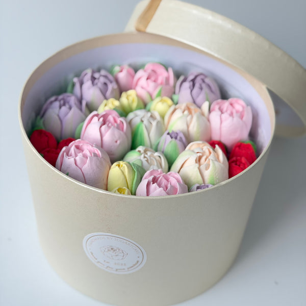 Mixed Tulips - Large Gift Box -7”
