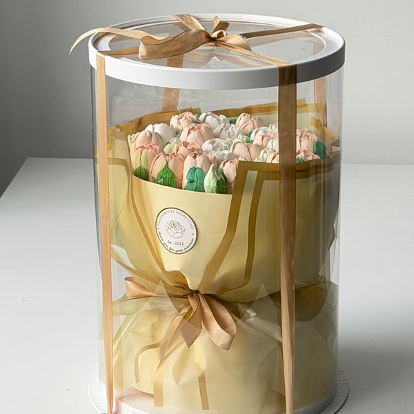 Cream tulips gold Large_bouquet