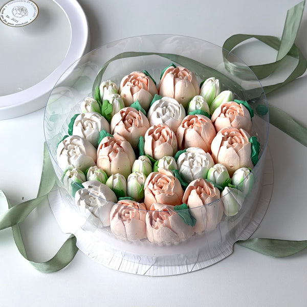 Delux tulips - ivory cream