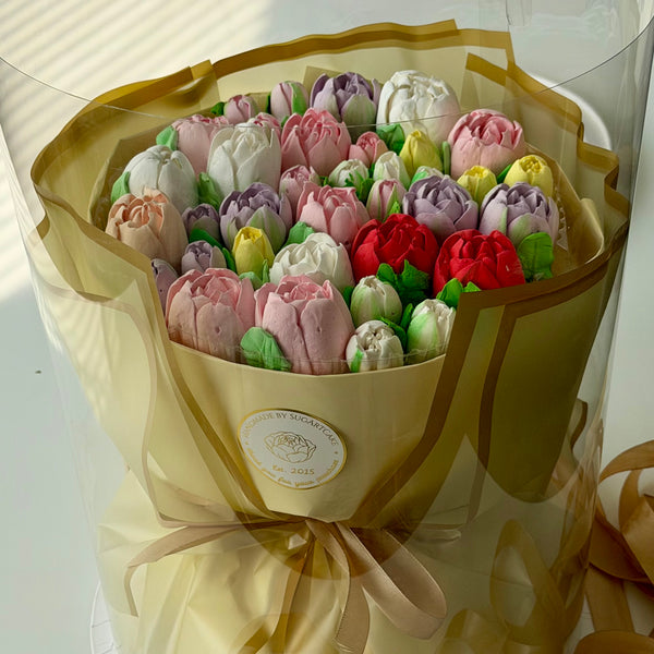 Mix tulips Gold Large_bouquet