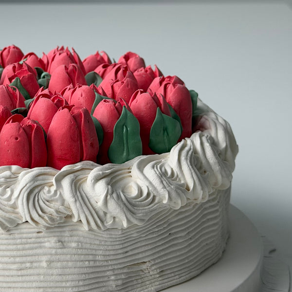 Small Tulip - rich red