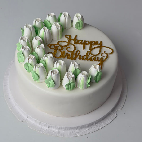 Small Tulip - pure white