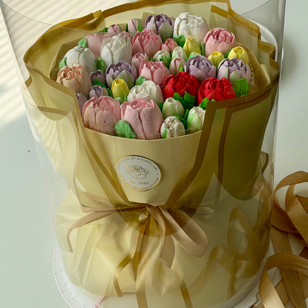 Mix tulips Gold Large_bouquet