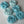 Load image into Gallery viewer, 3 Large Peonies - blue
