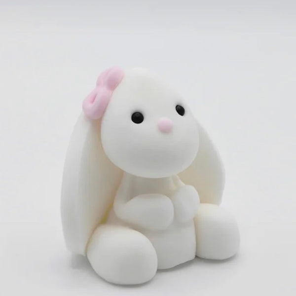 White bunny cake