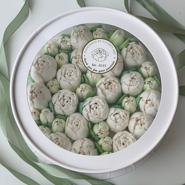 White tulips Delux_box