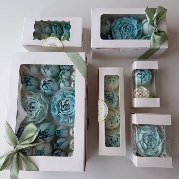 Flowers small Set - blue