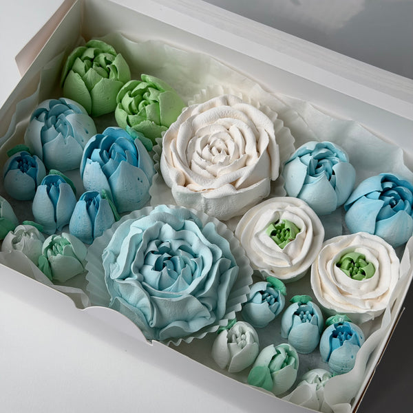 Flowers Set - blue