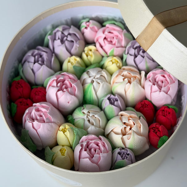 Mixed Tulips - Large Gift Box -7”