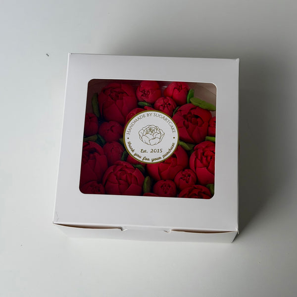 Tulips red- 6inch