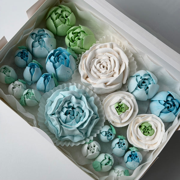 Flowers Set - blue