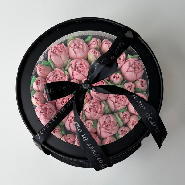 Memorial box - pink tulips
