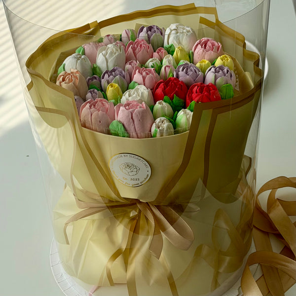 Mix tulips Gold Large_bouquet