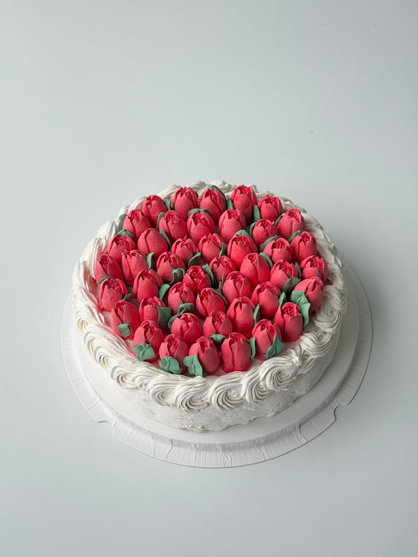 Small Tulip - rich red