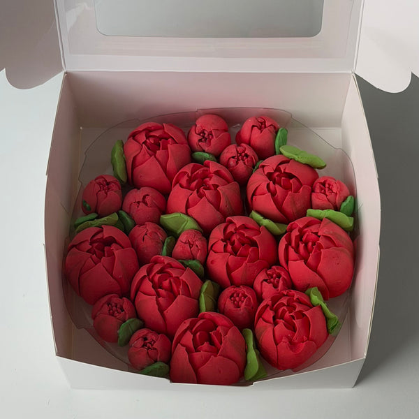 Tulips red- 6inch