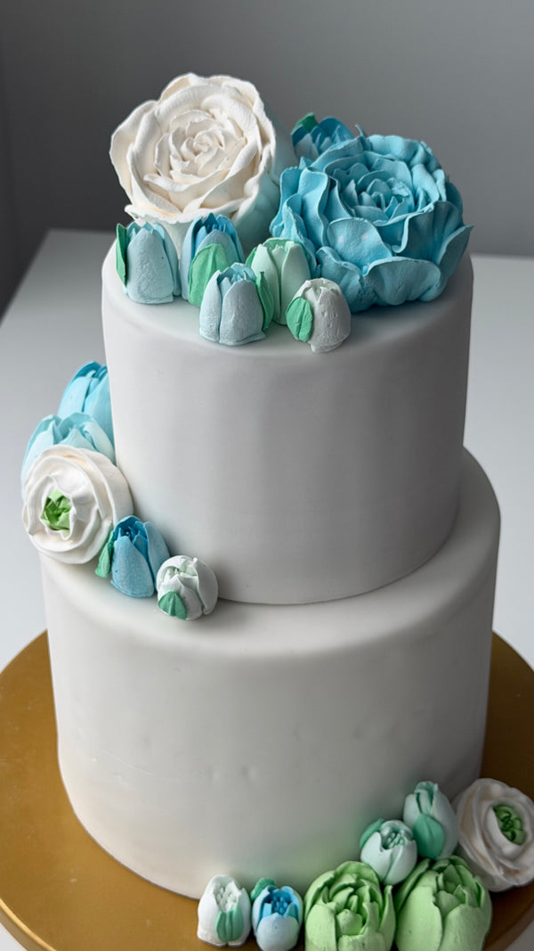 Flowers Set - blue