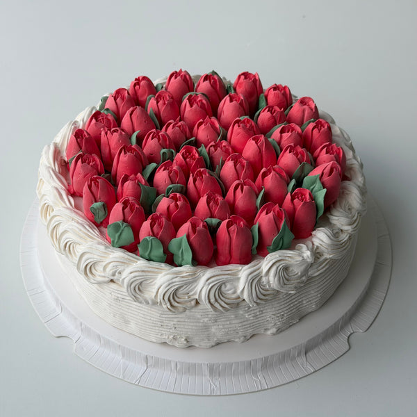 Small Tulip - rich red