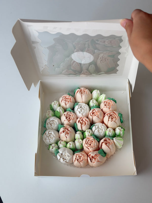 Tulips Ivory cream - 8inch