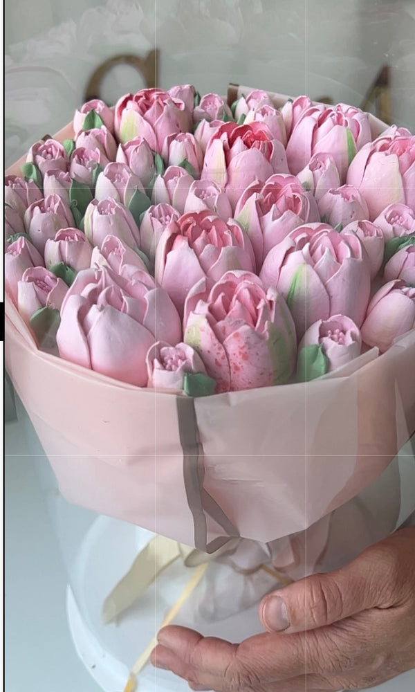 Unique edible flower arrangement for special occasions