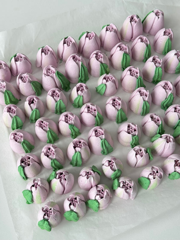 60 Small Tulips - soft purple