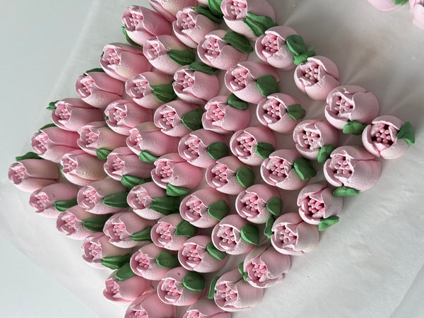 20 Small Tulips - blush pink