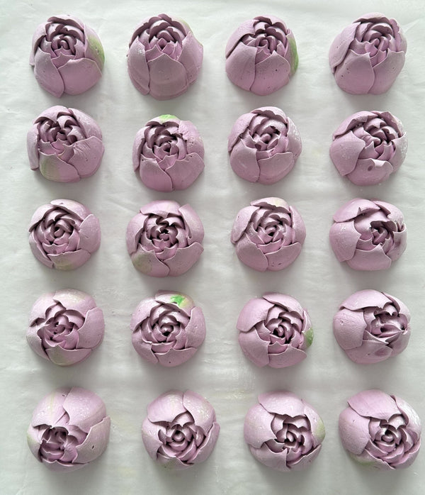 12 Large Tulips - soft purple