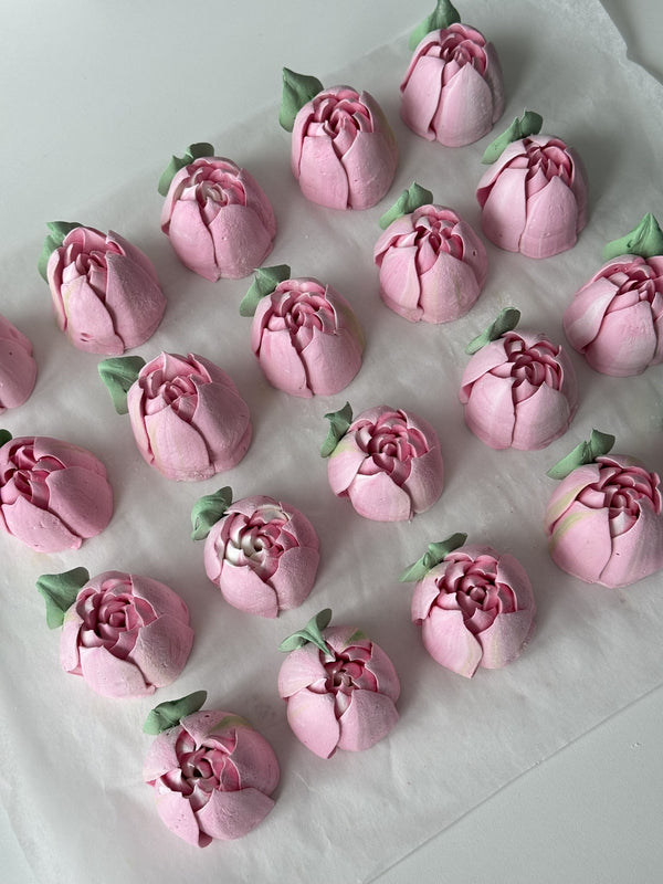 12 Large Tulips - blush pink