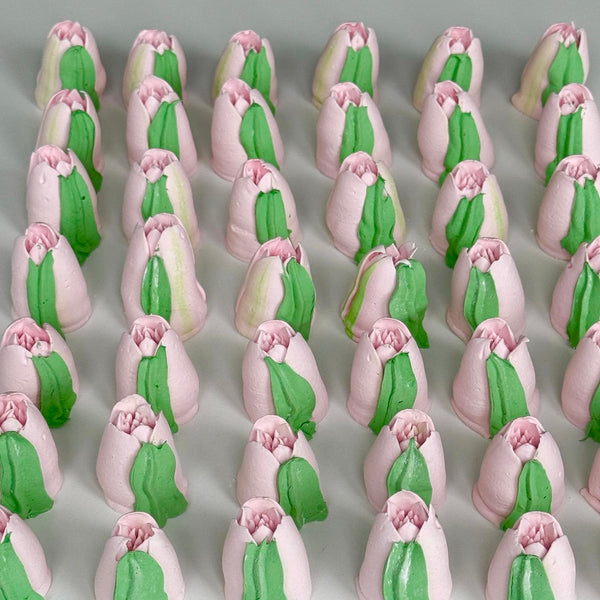 20 Small Tulips - blush pink