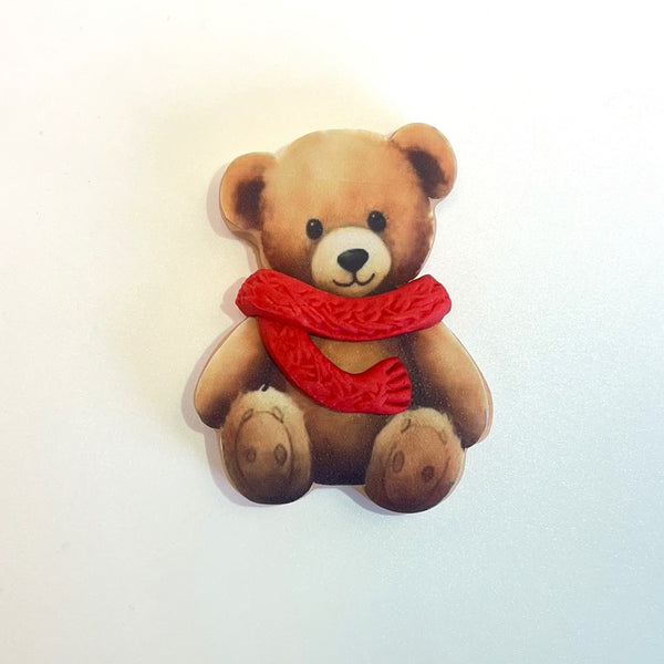 Christmas Bear Red