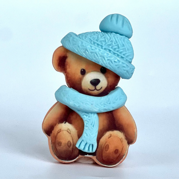 Christmas Bear Blue