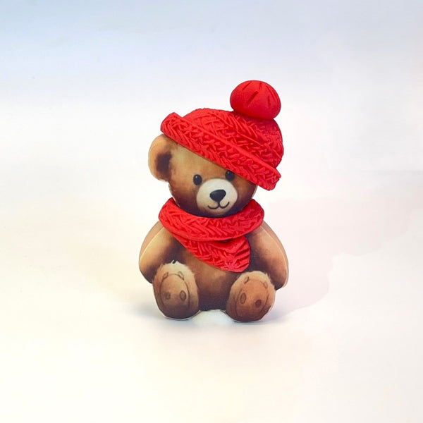 Christmas Bear Red