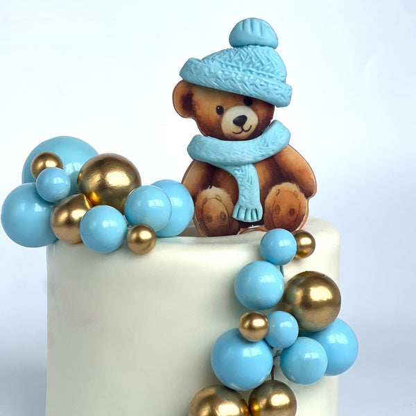 Christmas Bear Blue