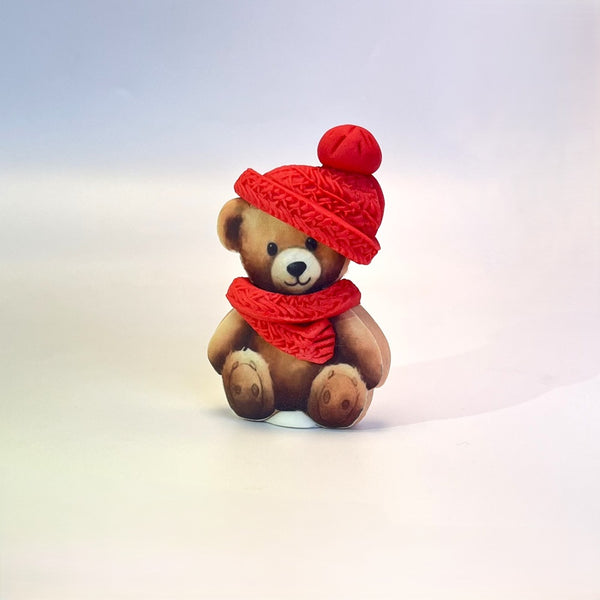 Christmas Bear Red