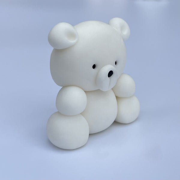 WHITE TEDDY set
