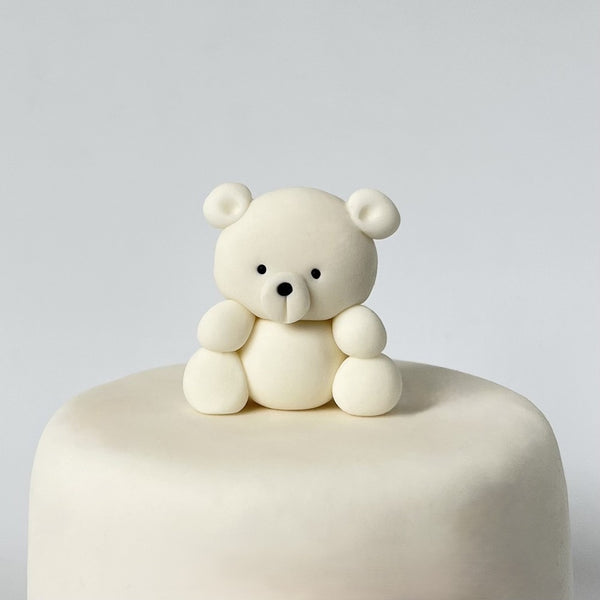 WHITE TEDDY set